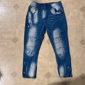 Fashion Nova Kids Blue Distressed Jeans